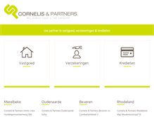 Tablet Screenshot of cornelis-partners.be
